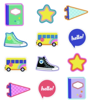 Picture of DECAL,WALL,HELLO SCHOOL