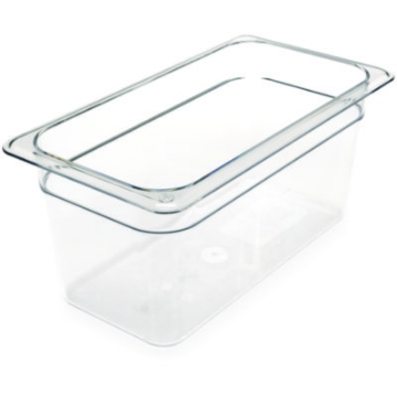 Picture of StorPlus Polycarbonate Food Pan, 5.7 qt, 6.88 x 12.75 x 6, Clear, Plastic