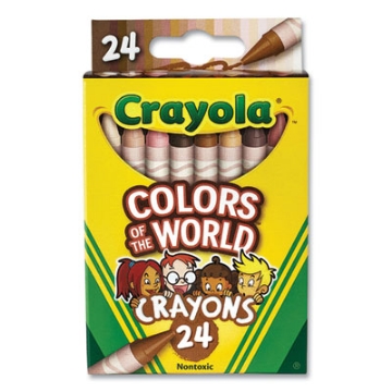 Picture of CRAYON,COLOR OF WRLD,24PK
