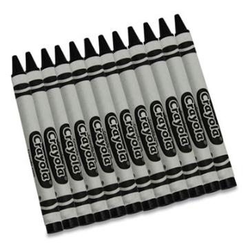 Picture of CRAYON,ALL,BLK,12/BX