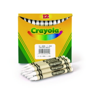 Picture of CRAYON,WHITE,12/BX