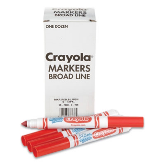 Picture of MARKER,WASHABLE,RED,12/BX