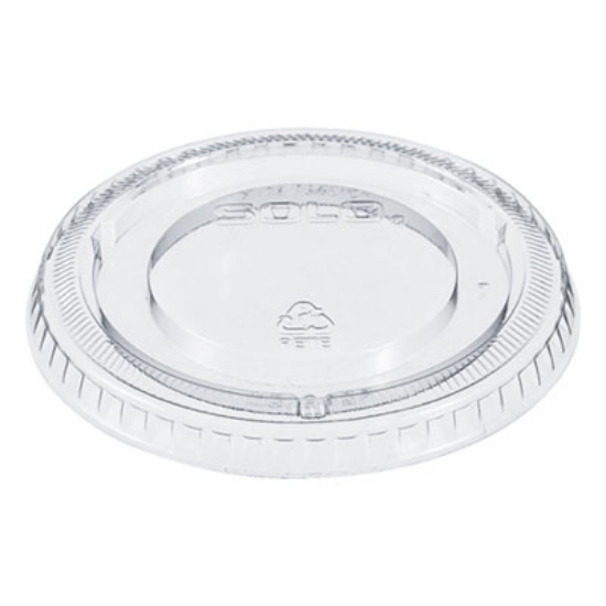 Picture of Non-Vented Cup Lids, Fits 12 Oz Cups, Clear, 2,500/carton