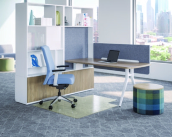 Picture of Oceanmat Carpet Chair Mat, 36 x 48, Lipped, Clear