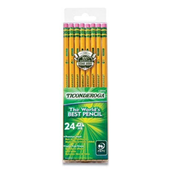 Picture of PENCIL,YELLOW,#2,PENCL,24