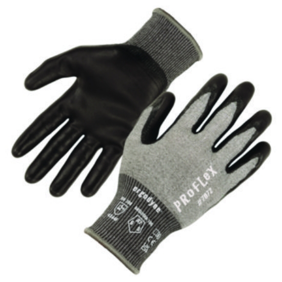 Picture of ProFlex 7072 ANSI A7 Nitrile-Coated CR Gloves, Gray, X-Small, Pair, Ships in 1-3 Business Days