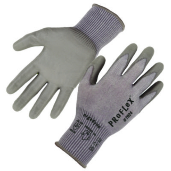 Picture of ProFlex 7024 ANSI A2 PU Coated CR Gloves, Gray, X-Small, Pair, Ships in 1-3 Business Days