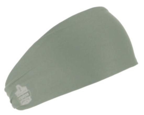 Picture of Chill-Its 6634 Performance Knit Cooling Headband, Polyester/Spandex, One Size Fits Most, Gray