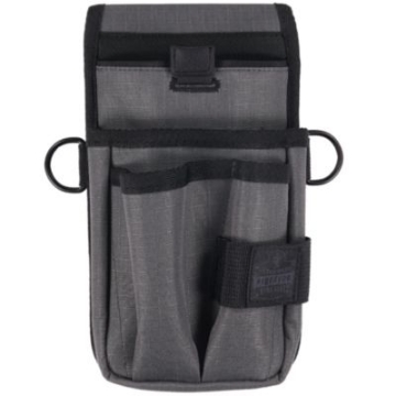 Picture of Arsenal 5569 Belt Clip Tool Pouch with Device Holster, 4 Compartments, 5 x 2 x 8.5, Polyester, Gray, Ships in 1-3 Bus Days