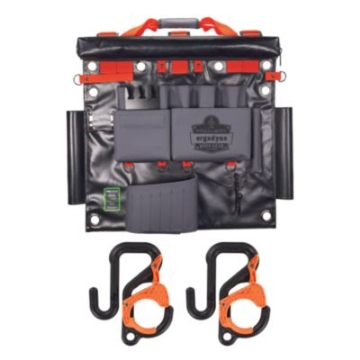 Picture of Arsenal 5711 Bucket Truck Tool Board, Locking Aerial Bucket Hooks Kit, 8-Compartments, 24 x 22, Gray, Ships in 1-3 Bus Days
