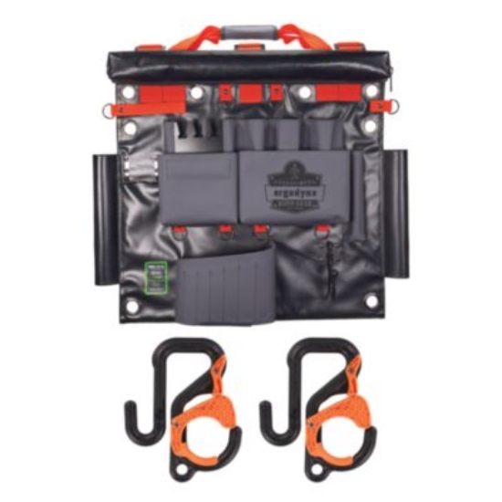 Picture of Arsenal 5711 Bucket Truck Tool Board, Locking Aerial Bucket Hooks Kit, 8-Compartments, 24 x 22, Gray, Ships in 1-3 Bus Days