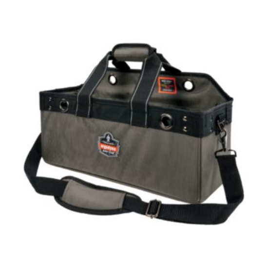 Picture of Arsenal 5844 Bucket Truck Tool Bag w/Tool Tethering Attachment Points, 18 x 7.5 x 7.5, Polyester, Gray, Ships in 1-3 Bus Days