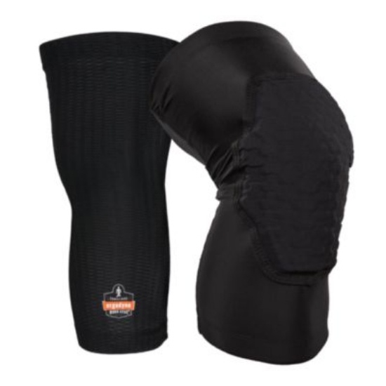 Picture of Proflex 525 Lightweight Padded Knee Sleeves, Slip-On, Medium/Large, Black, Pair, Ships in 1-3 Business Days