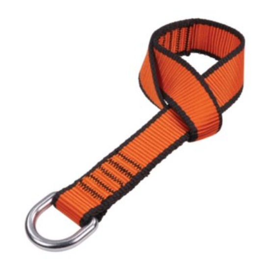 Picture of Squids 3174 Anchor Choke Strap for Tool Tethering, 25 lb Max Safe Working Capacity, 15" Long, Orange, Ships in 1-3 Bus Days