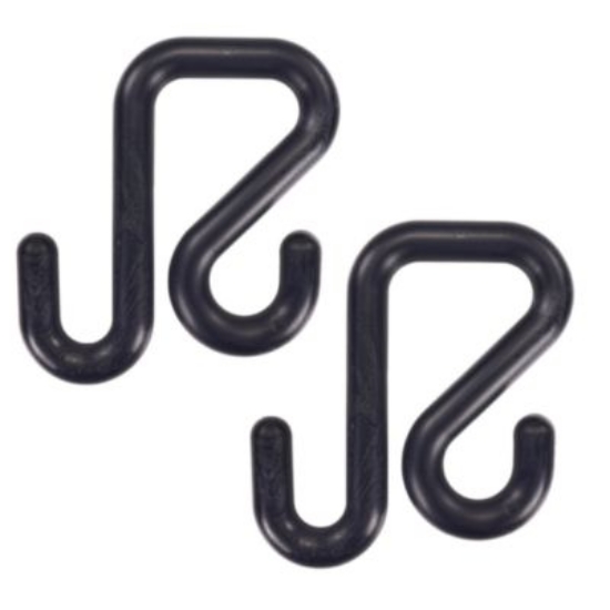 Picture of Squids 3179 Aerial Bucket Hook, Nylon, Black, Supports 35 lbs, 2/Pack, Ships in 1-3 Business Days