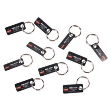 Picture of Squids 3785 Split Ring Tool Attachment, 2 lb Max Working Capacity. 1" dia, Silver, 10/Pack, Ships in 1-3 Business Days