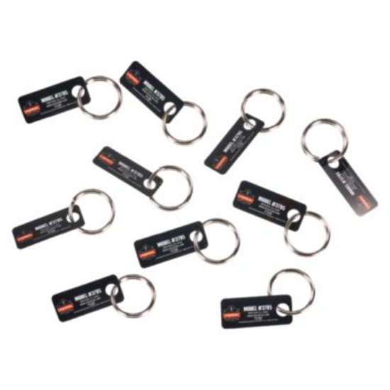 Picture of Squids 3785 Split Ring Tool Attachment, 2 lb Max Working Capacity. 1" dia, Silver, 10/Pack, Ships in 1-3 Business Days