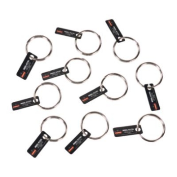 Picture of Squids 3785 Split Ring Tool Attachment, 2 lb Max Working Capacity, 1.5" dia, Silver, 10/Pack, Ships in 1-3 Business Days