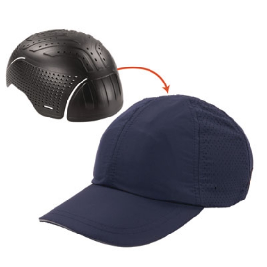 Picture of Skullerz 8947 Lightweight Baseball Hat and Bump Cap Insert, Medium/Large, Navy, Ships in 1-3 Business Days