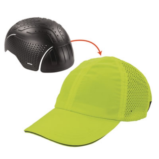 Picture of Skullerz 8947 Lightweight Baseball Hat and Bump Cap Insert, X-Large/2X-Large, Lime, Ships in 1-3 Business Days