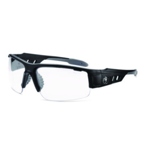 Picture of Skullerz DAGR Anti-Scratch and Enhanced Anti-Fog Safety Glasses, Black Frame, Clear Polycarbonate Lens, Ships in 1-3 Bus Days