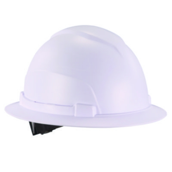 Picture of Skullerz 8969 Class E Lightweight Full Brim Hard Hat, 6-Point Rachet Suspension, White, Ships in 1-3 Business Days