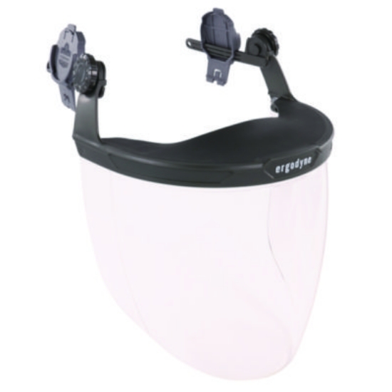 Picture of Skullerz 8994 Anti-Scratch/Anti-Fog Hard Hat Face Shield, Cap-Style/Safety Helmet Adapter, Clear Lens, Ships in 1-3 Bus Days