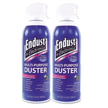 Picture of Compressed Air Duster For Electronics, 10 Oz Can, 2/pack