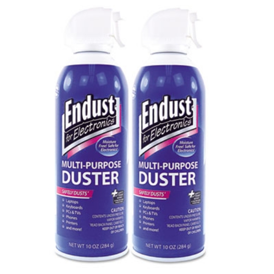 Picture of Compressed Air Duster For Electronics, 10 Oz Can, 2/pack
