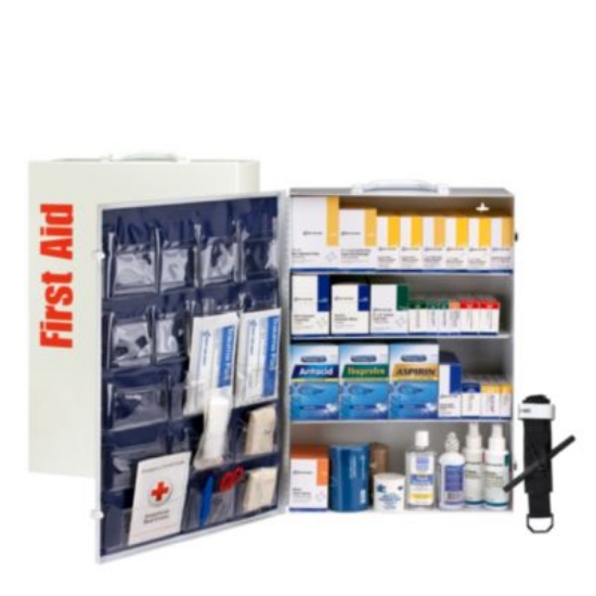 Picture of 150 Person ANSI B 4 Shelf Cabinet, 1,462 Pieces, Metal Case