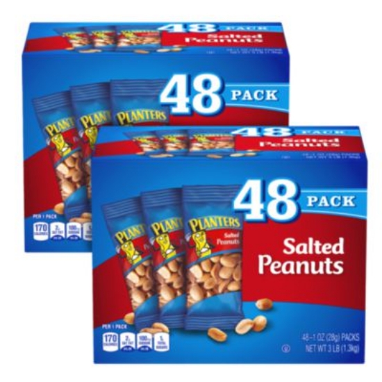 Picture of Salted Peanuts, 1 oz Pouch, 48/Box, 2 Boxes/Carton, Ships in 1-3 Business Days