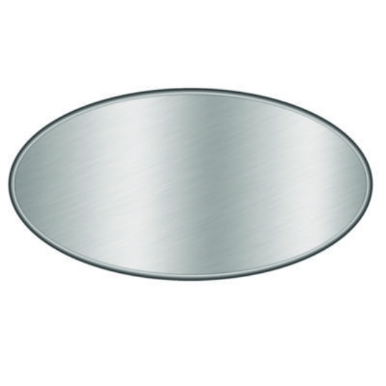 Picture of Foil Laminated Board Lids, 9" Diameter, Silver, Aluminum, 500/Carton