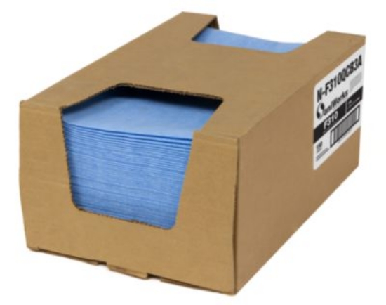 Picture of Deluxe Foodservice Wiper, 13 x 17, Blue, 150/Carton