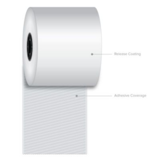 Picture of Sticky Media, 3.15" x 270 ft, White, 12 Rolls/Carton