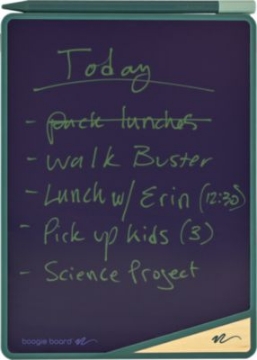 Picture of VersaBoard Reusable Writing Tablet, LCD Touchscreen, 5.38" x 7.5", Mineral Green/Black