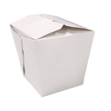 Picture of Food Pail, 26 oz, 3.63 x 3 x 3.5, White, Paper, 400/Carton