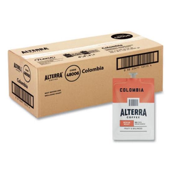 Picture of Alterra Columbia Coffee Freshpack, Columbia, 0.28 oz Pouch, 100/Carton