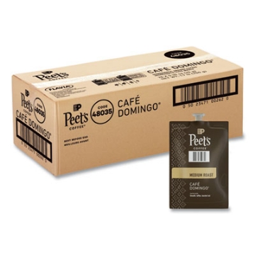 Picture of Peet's Coffee Cafe Domingo Freshpack, Cafe Domingo, 0.35 oz Pouch, 76/Carton