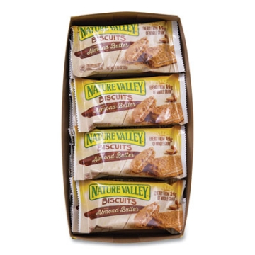 Picture of Biscuits, Almond Butter, 1.35 oz Pouch, 16/Box