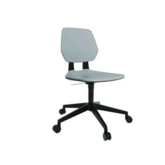 Picture of Commute Task Chair, Supports Up to 275 lbs, 18.25" to 22.25" Seat Height, Gray Seat/Back, Black Base, Ships in 1-3 Bus Days