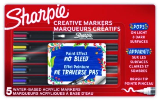 Picture of MARKER,BRUSH,5PK,AST