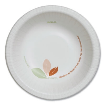 Picture of Bare Eco-Forward Paper Dinnerware Perfect Pak, ProPlanet Seal, Bowl, 12 oz, White/Green, 500/Carton