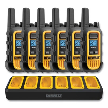 Picture of DXFRS300BCH Heavy-Duty Walkie Talkies, 1 W, 22 Channels
