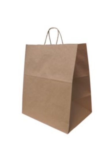 Picture of Emporium Twist Handle Bag, 14 x 9.84 x 15.5, Kraft, 200 Bags