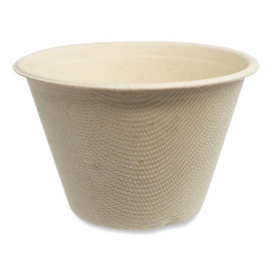 Picture of Fiber Cups, 4 oz, 2.9" Diameter x 2.1"h, Natural, 1,000/Carton