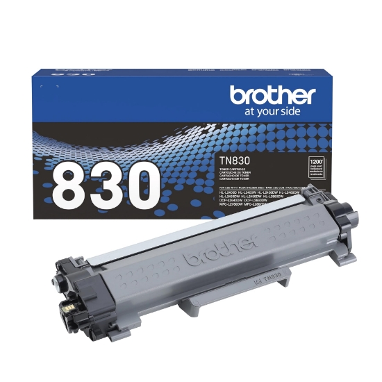 Picture of Brother TN830 Black Toner Cartridge (1,200 Yield)