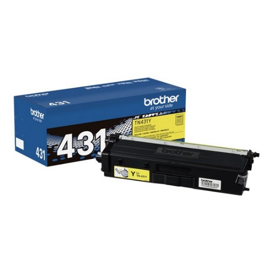 Picture of Brother TN431Y High Yield Yellow Toner Cartridge (4000 Yield)