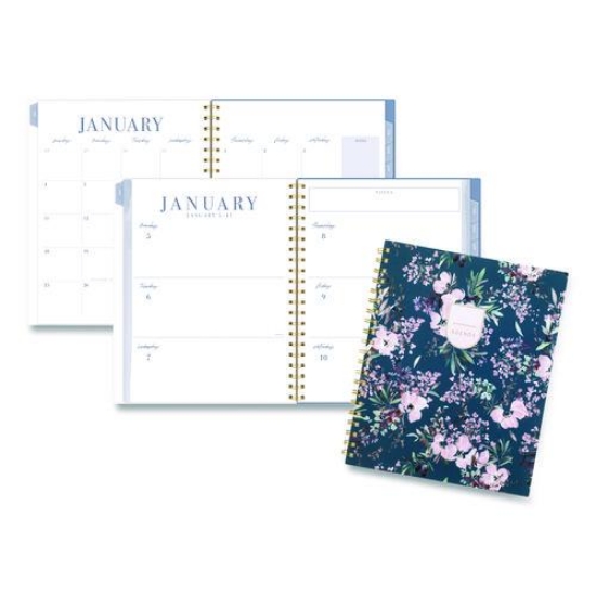 Picture of PLANNER,FLORAL,LG,NVBE