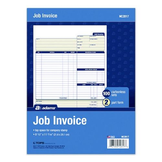 Picture of FORM,JOB INVCE,2PT,100/PK