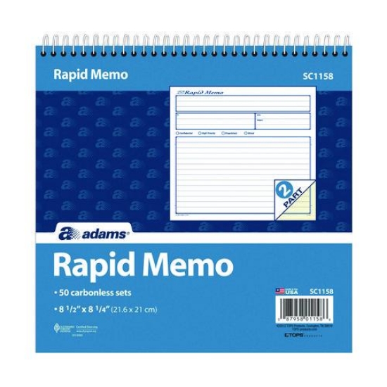 Picture of BOOK,RAPID MEMO,50ST/BK